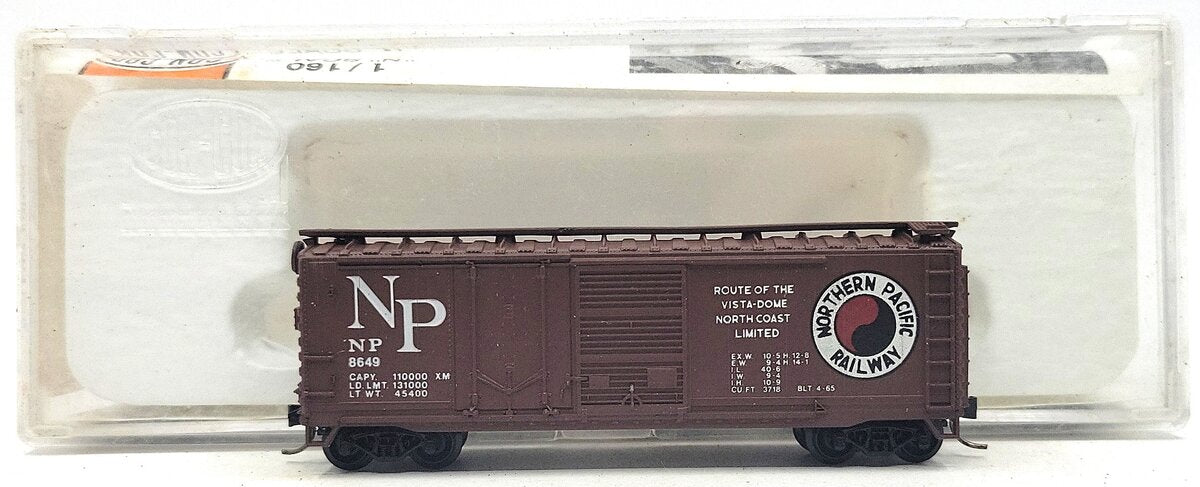 Con-Cor 0001-001752 N Scale Northern Pacific 40' Double Door Boxcar #8649 LN/Box