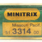 MiniTrix 3314 N Scale Missouri Pacific Hi-Cube Box Car #272004/Box