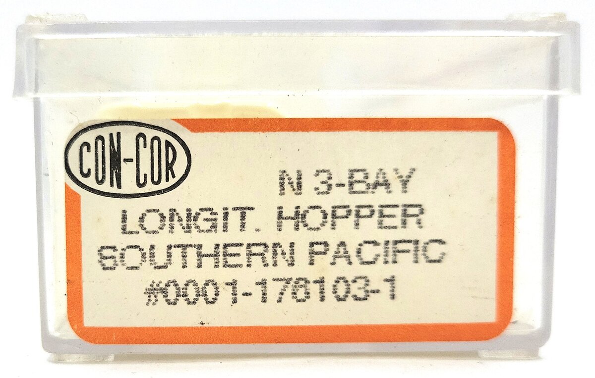 Con-Cor 176103 N Scale Southern Pacific Long 3 Bay Hopper #271542 LN/Box