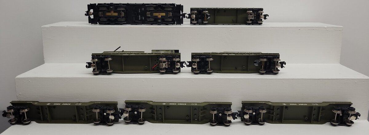 K-Line K1127 O Gauge US Army Diesel Freight Train Set EX