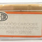 Con-Cor 0001-126206 N Scale Southern Pacific Wood Caboose LN/Box