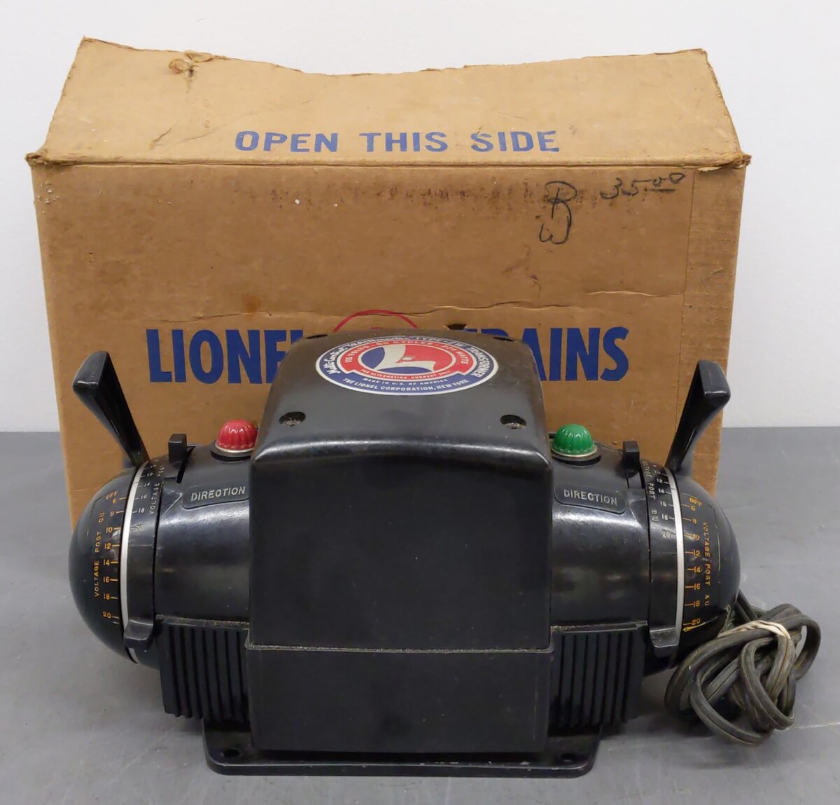 Lionel ZW Vintage O Gauge Trainmaster 275 Watt Transformer with Whistle VG/Box