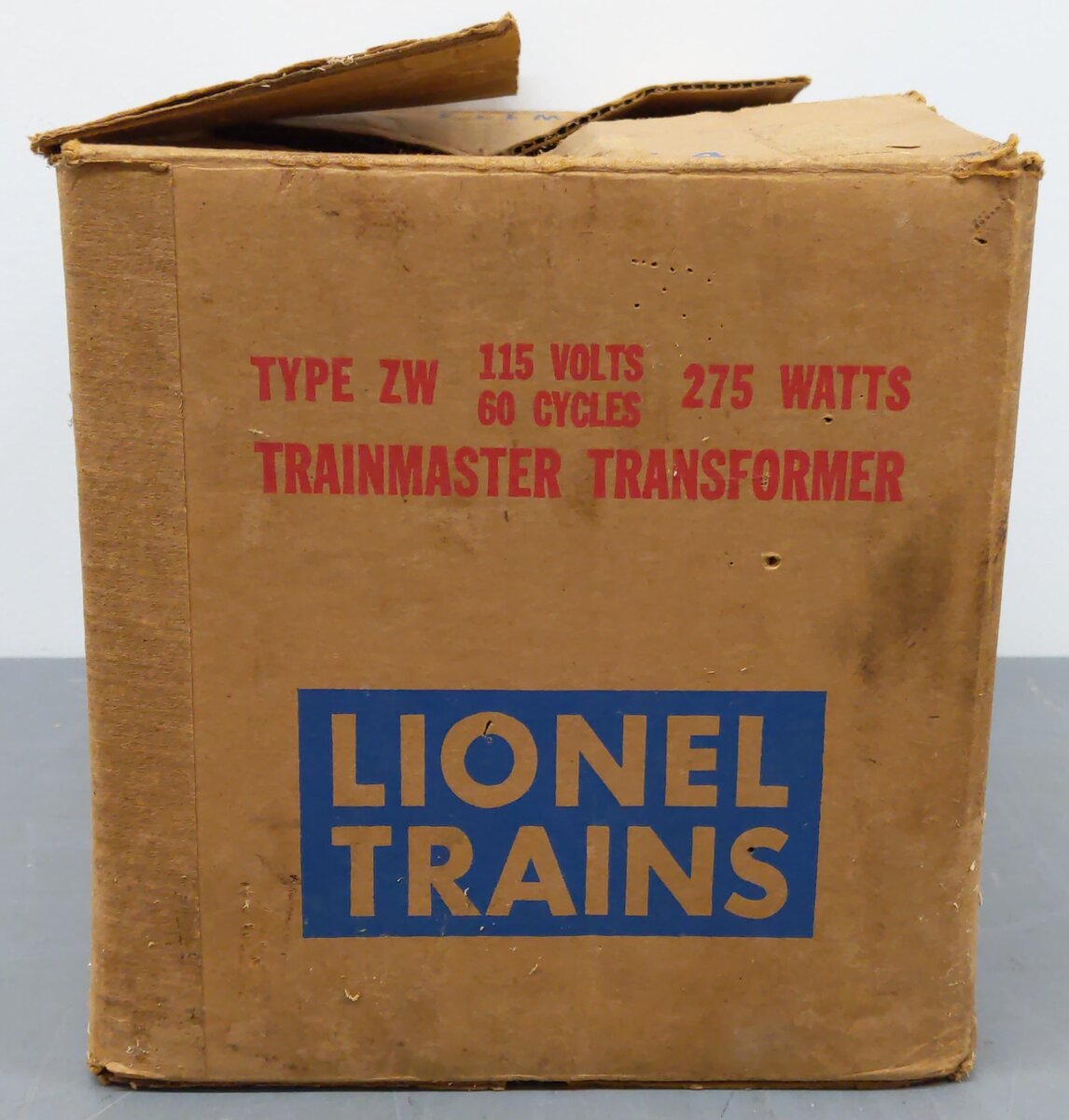 Lionel ZW Vintage O Gauge Trainmaster 275 Watt Transformer with Whistle VG/Box
