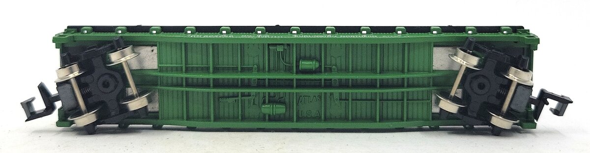 Atlas 3801 N Scale Flat Car w/ Stakes #602298 LN/Box
