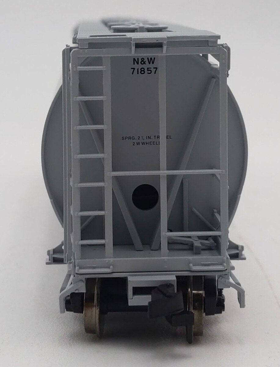 Atlas 1958-1 HO Scale Norfolk & Western ACF 6 Bay Cylindrical Hopper #71857 EX/Box