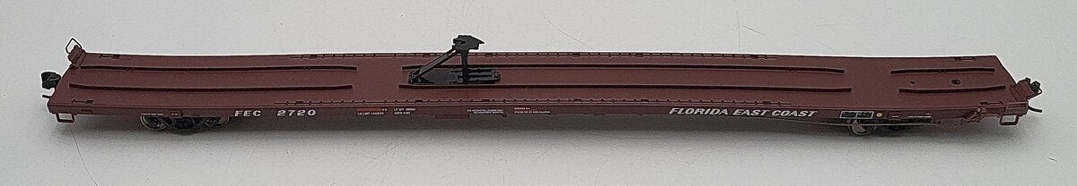 Walthers 932-40807 HO Scale FEC TTWX All Purpose Flat Car #2720 with ACF Hitches VG/Box
