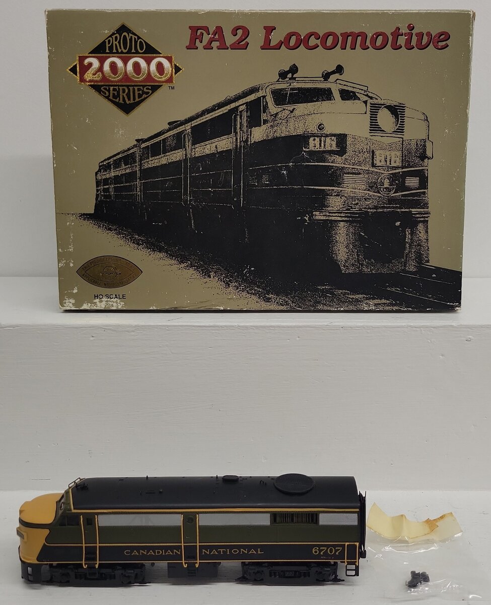 Proto 2000 8646 HO Scale Canadian National FA2 Diesel Locomotive #6707 EX/Box
