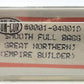 Con-Cor 001-04001D N Scale Great Northern "Empire Builder" Smooth Baggage Car VG/Box