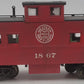 Weaver U2941L O Gauge Western Maryland 2-Rail Caboose #1867 EX/Box