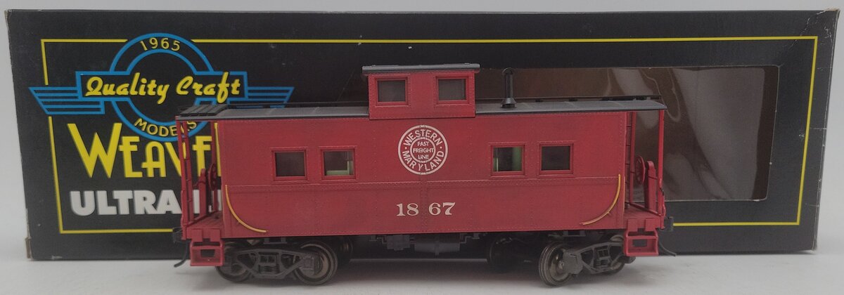 Weaver U2941L O Gauge Western Maryland 2-Rail Caboose #1867 EX/Box