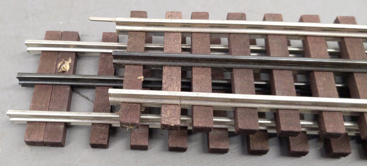 Gargraves O Gauge Assorted Straight Phantom Tinplate Track Sections [15] VG