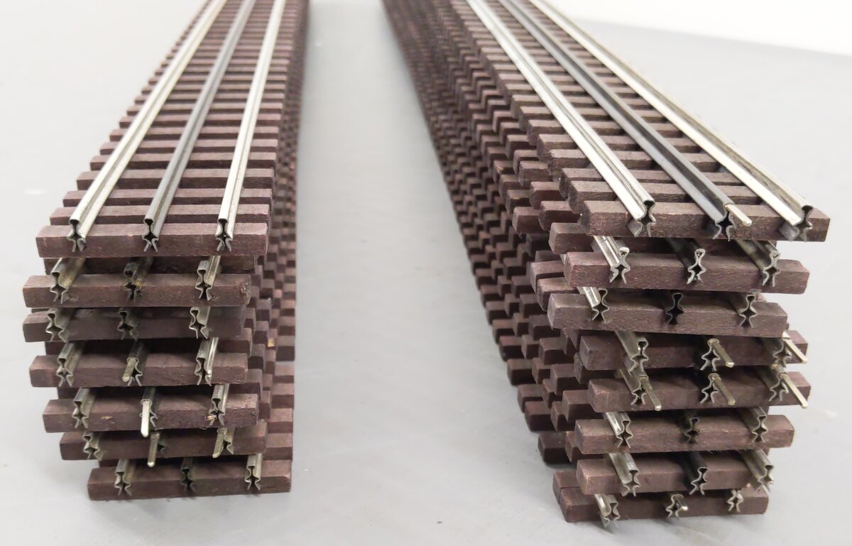 Gargraves O Gauge Assorted Straight Phantom Tinplate Track Sections [15] VG