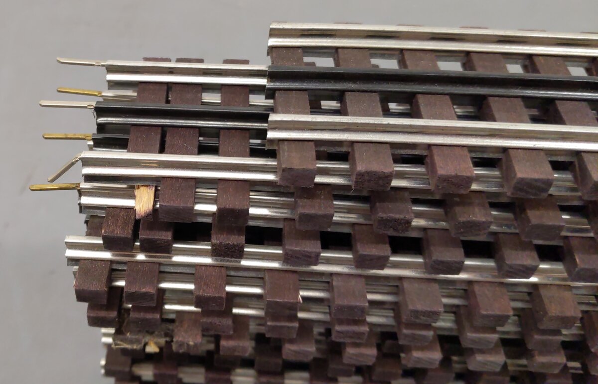 Gargraves O Gauge Assorted Straight Phantom Tinplate Track Sections [15] VG
