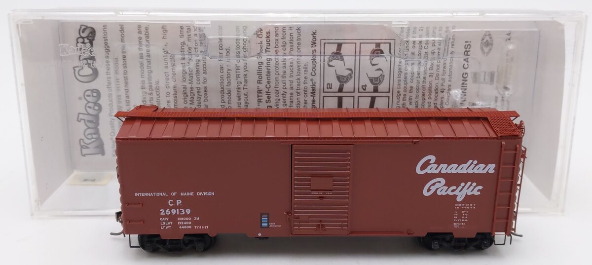 Kadee 4071 HO Scale Canadian Pacific 40' PS-1 Boxcar #269139 LN/Box