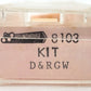 Roundhouse 8103 N Denver & Rio Grande Western Thrall Coal Gondola #56759 LN/Box