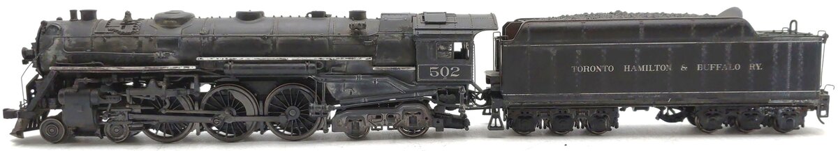 Broadway Limited 067 HO Weathered TH&B 4-6-4 Steam Loco #502 w/DCC & Sound