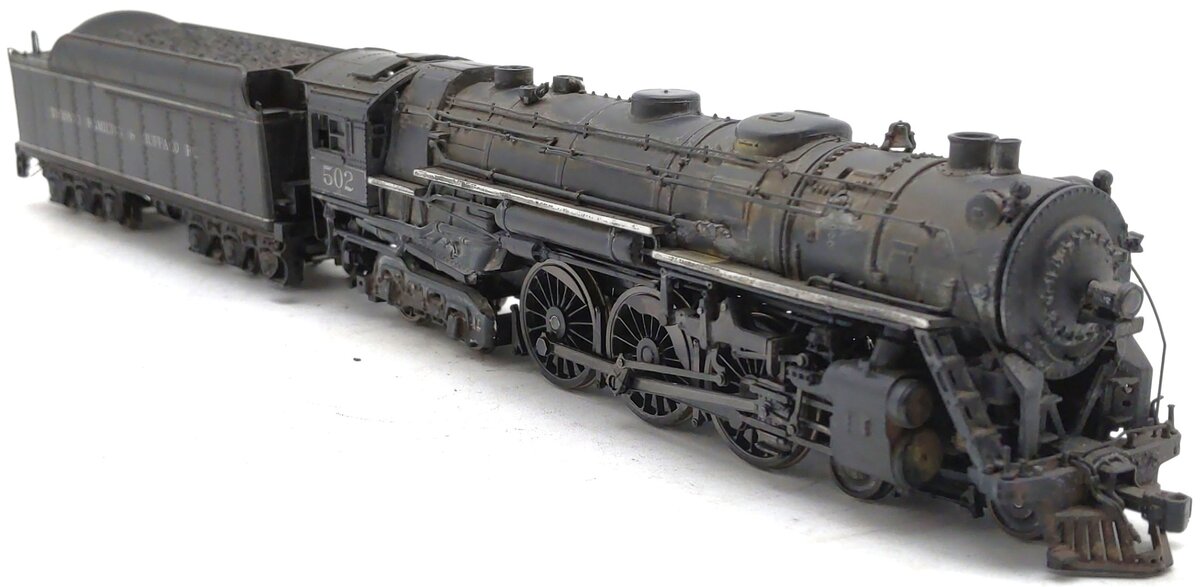 Broadway Limited 067 HO Weathered TH&B 4-6-4 Steam Loco #502 w/DCC & Sound