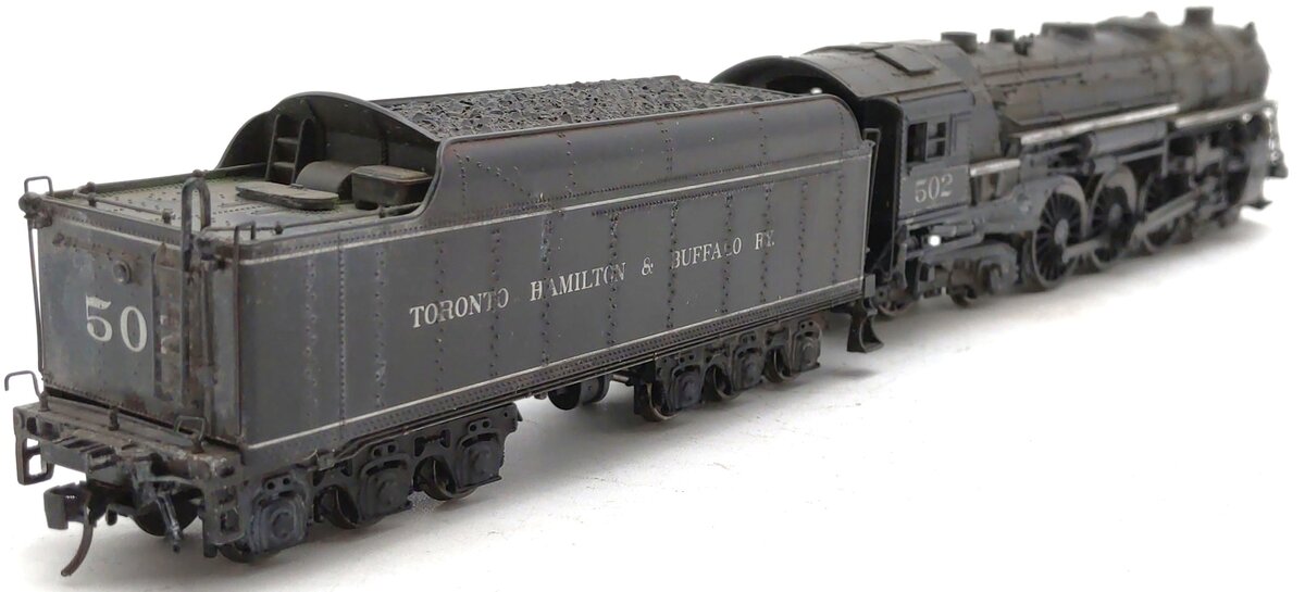 Broadway Limited 067 HO Weathered TH&B 4-6-4 Steam Loco #502 w/DCC & Sound