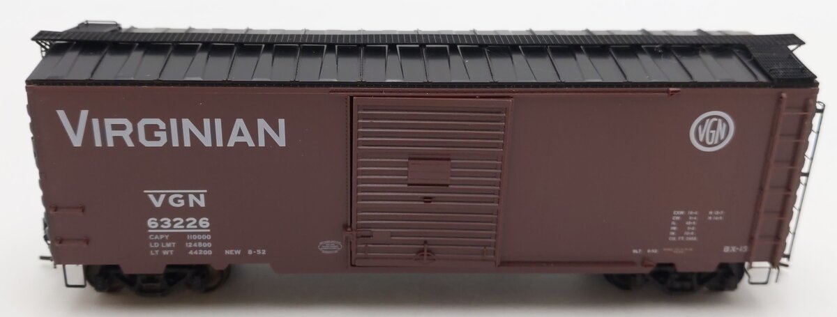 Kadee 5002 HO Scale Virginian 40' PS-1 Standard Boxcar #63226 LN/Box