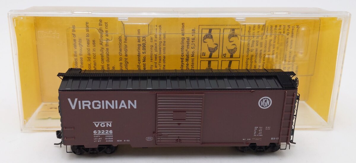 Kadee 5002 HO Scale Virginian 40' PS-1 Standard Boxcar #63226 LN/Box