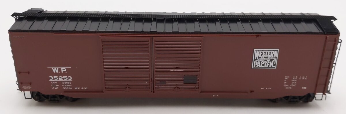 Kadee 6507 HO Scale Western Pacific 50' PS-1 Boxcar w/2100 Scale Coupler #35253 LN/Box