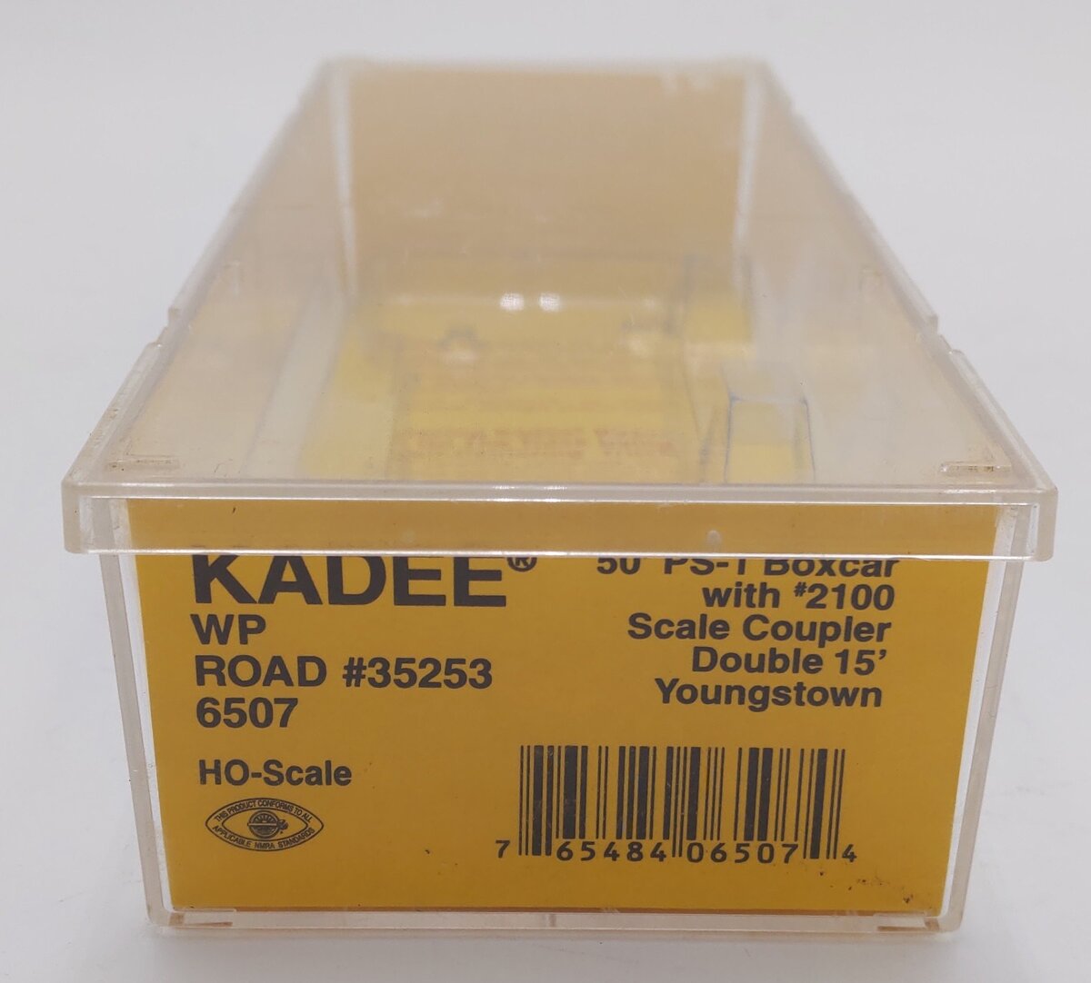 Kadee 6507 HO Scale Western Pacific 50' PS-1 Boxcar w/2100 Scale Coupler #35253 LN/Box