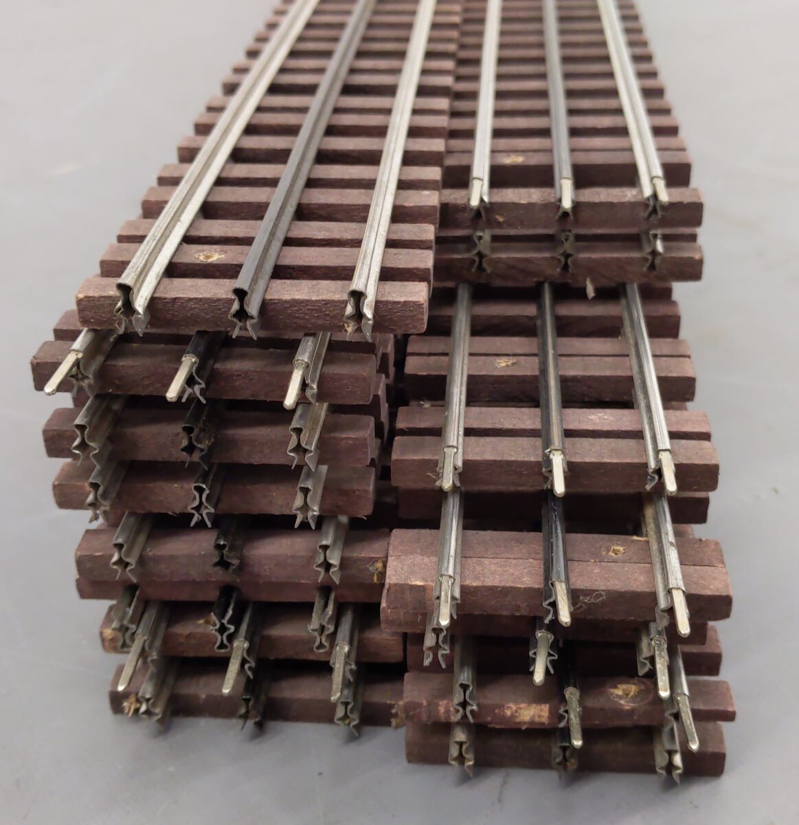 Gargraves O Gauge Assorted Straight Phantom Tinplate Track Sections [15] VG