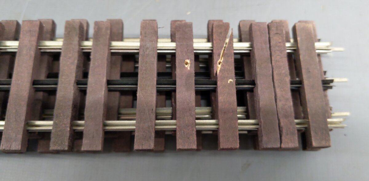 Gargraves O Gauge Assorted Straight Phantom Tinplate Track Sections [15] VG