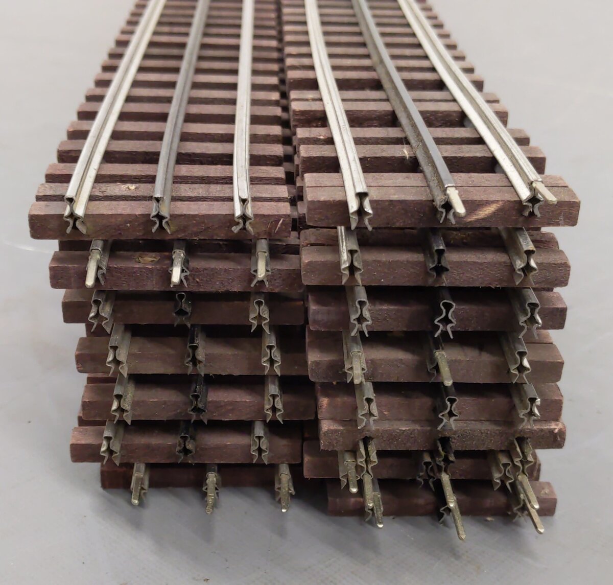 Gargraves O Gauge Assorted Straight Phantom Tinplate Track Sections [15] VG