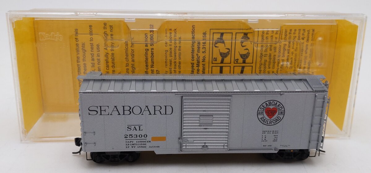 Kadee 5103 HO Scale Seaboard Airline Railroad 40' PS-1 Boxcar #25300 LN/Box