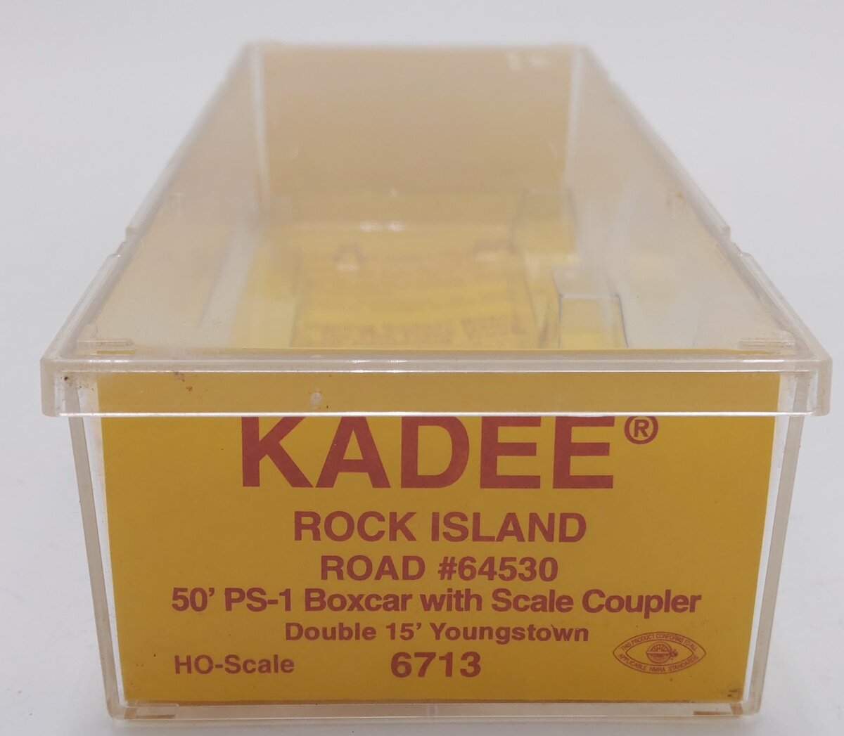 Kadee 6713 HO Scale Rock Island 50' PS-1 Boxcar #64530 LN/Box