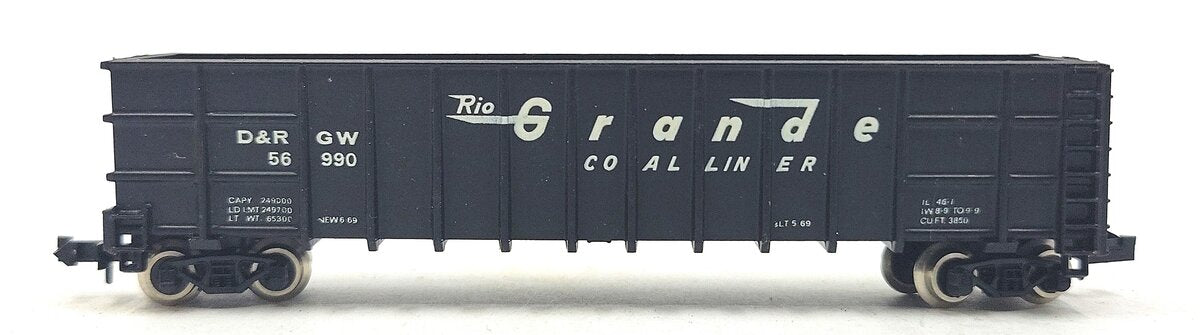 Roundhouse 8103 N Denver & Rio Grande Western Thrall Coal Gondola #56990 LN/Box