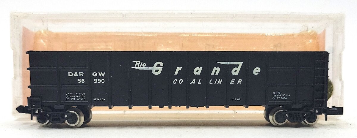 Roundhouse 8103 N Denver & Rio Grande Western Thrall Coal Gondola #56990 LN/Box