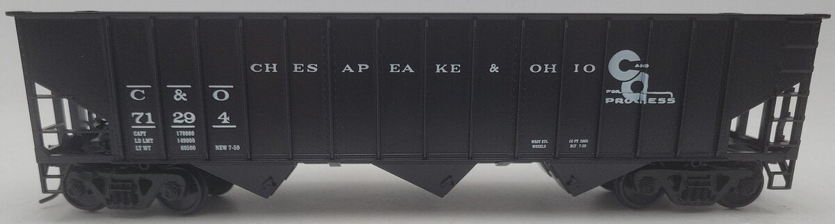 Weaver U2317 O Scale Chesapeake & Ohio Hopper Car #71294 (2-Rail) EX/Box