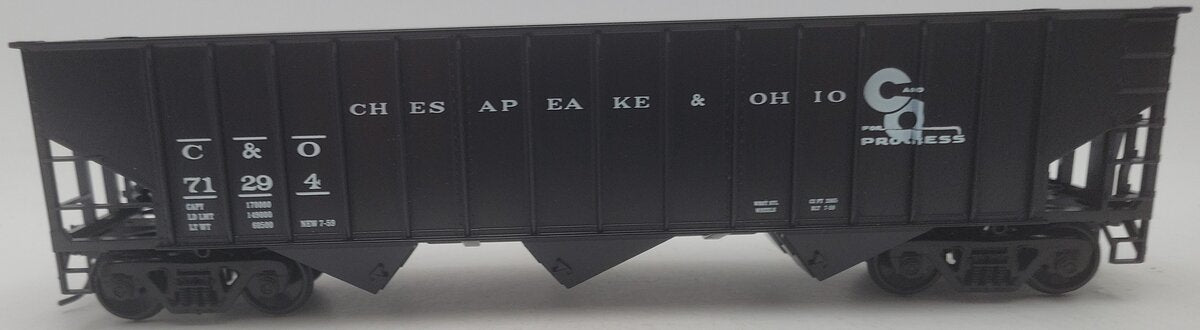 Weaver U2317 O Scale Chesapeake & Ohio Hopper Car #71294 (2-Rail) EX/Box