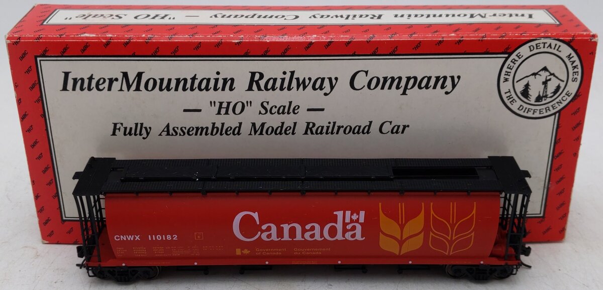 InterMountain 45101-35 HO Canadian Wheat Board Cylindrical Hopper Car #110182 VG/Box