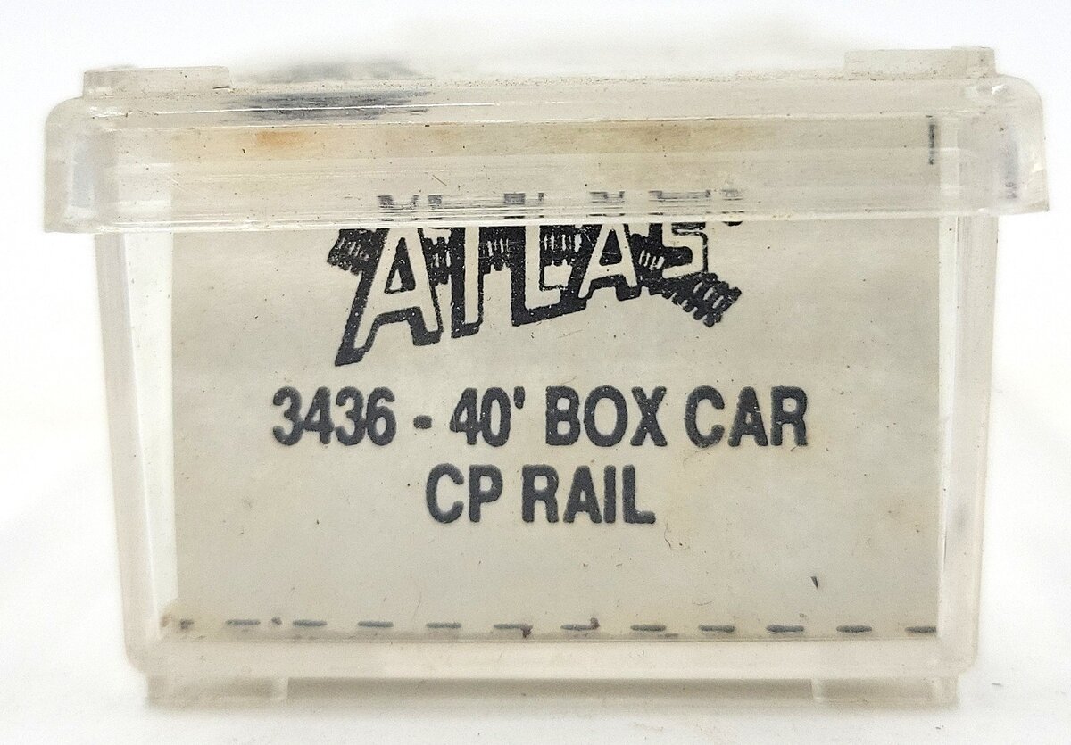 Atlas 3436 N Scale CP Rail 40' Box Car #48512 LN/Box