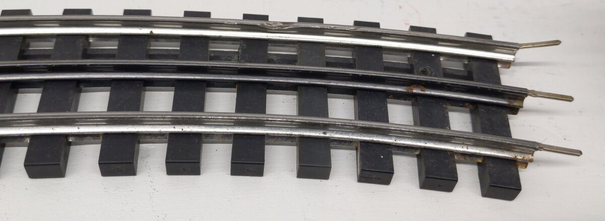 Gargraves O54 CUSTOM Assorted Phantom Rail Curved Tinplate Track Sections [29]