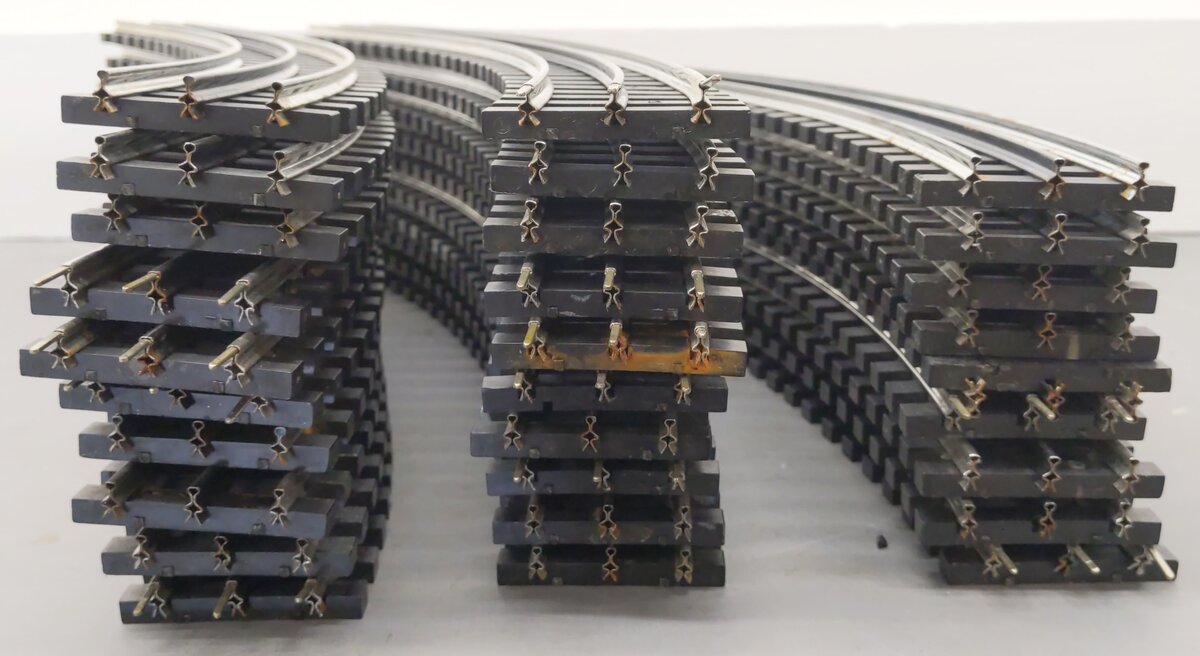 Gargraves O54 CUSTOM Assorted Phantom Rail Curved Tinplate Track Sections [29]
