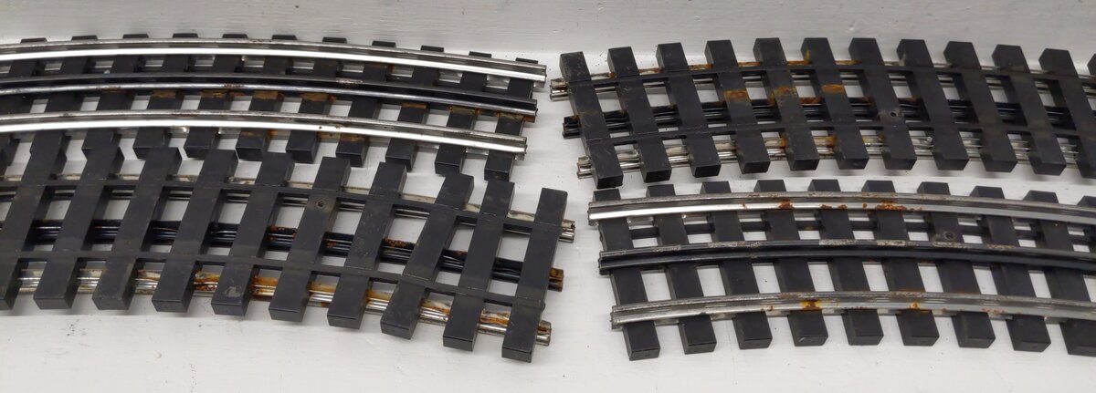 Gargraves O54 CUSTOM Assorted Phantom Rail Curved Tinplate Track Sections [29]