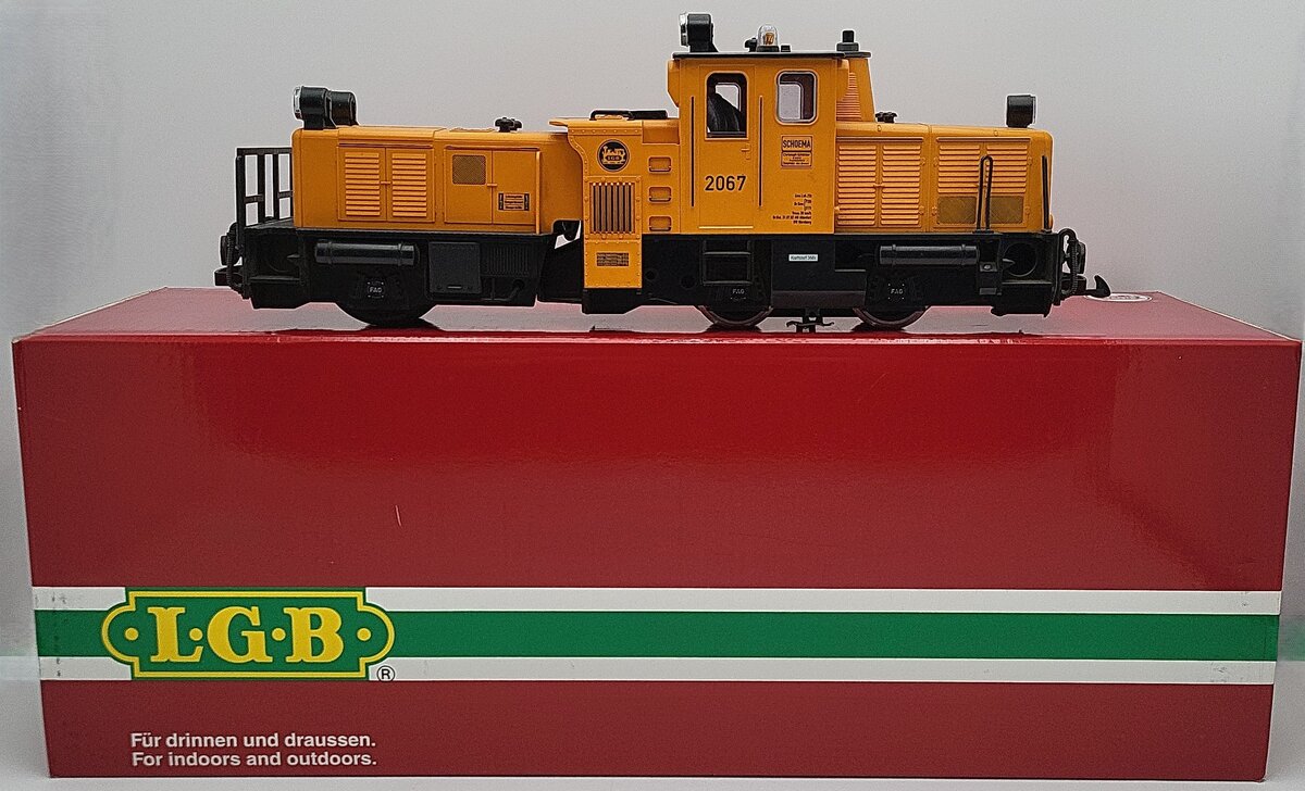 LGB 20670 G Scale Track Cleaning Diesel Locomotive #2067 VG/Box