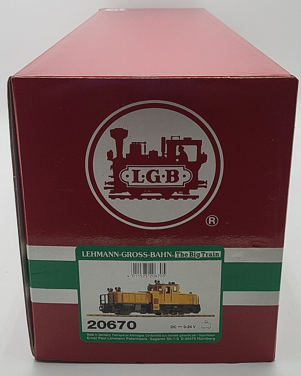 LGB 20670 G Scale Track Cleaning Diesel Locomotive #2067 VG/Box