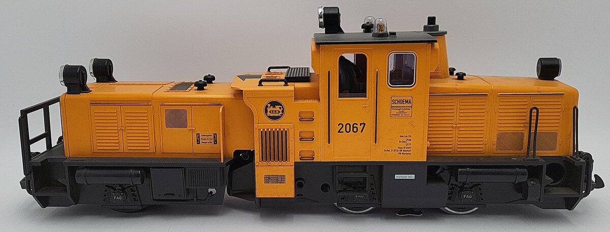 LGB 20670 G Scale Track Cleaning Diesel Locomotive #2067 VG/Box