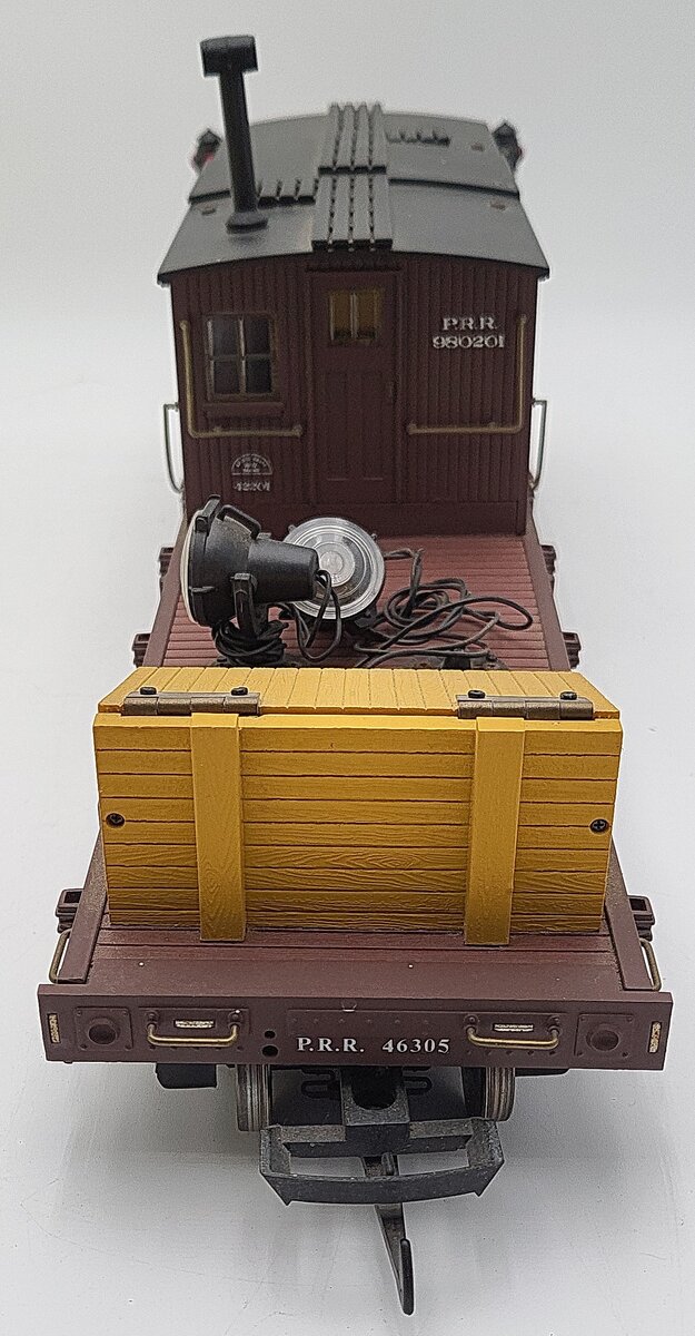 Aristo-Craft 46361 G Scale Pennsylvania Searchlight Car - Metal Wheels VG/Box