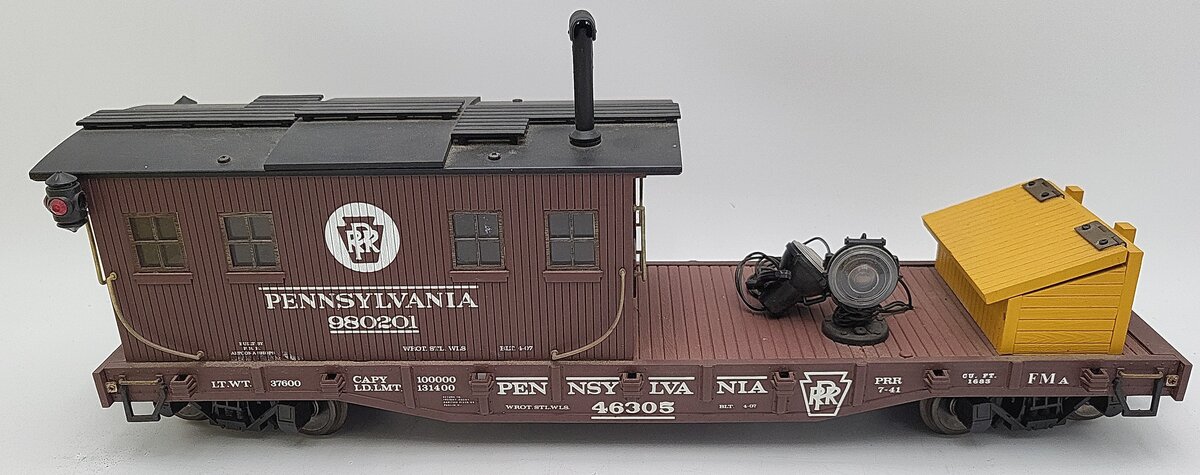 Aristo-Craft 46361 G Scale Pennsylvania Searchlight Car - Metal Wheels VG/Box