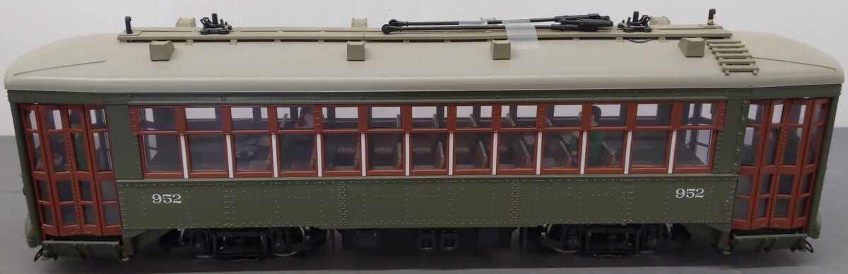 LGB 20380 G Scale Powered Streetcar with MTS EX/Box
