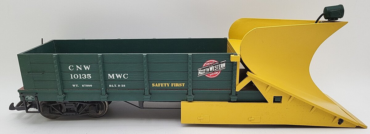 Aristo-Craft ART-46703 G Scale Chicago & Northwestern Snow Plow #10135 VG/Box