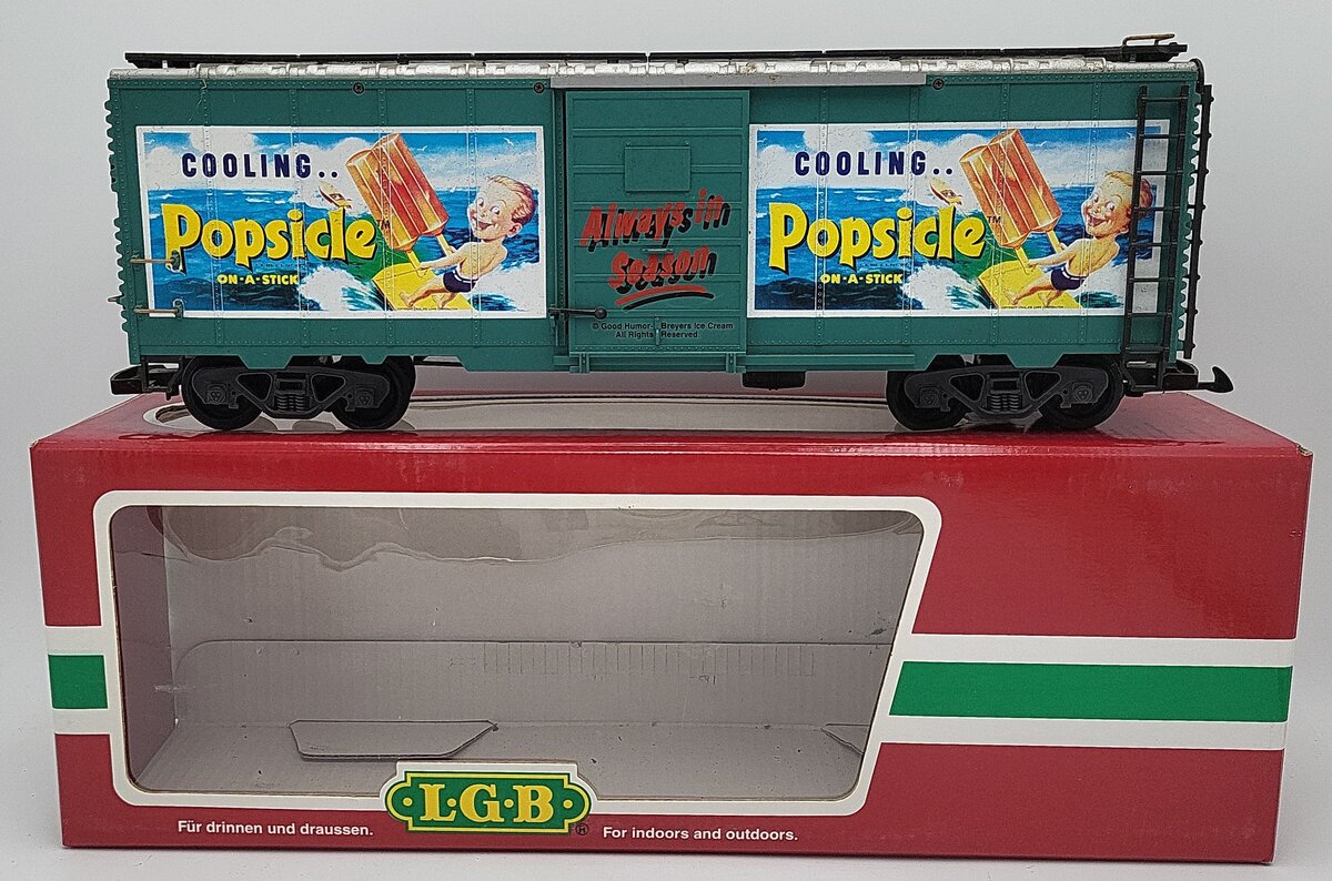 LGB 48913 Good Humor Popsicle On A Stick Box Car VG/Box