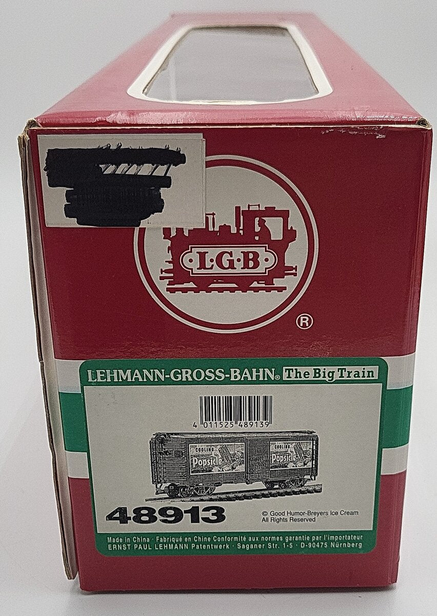 LGB 48913 Good Humor Popsicle On A Stick Box Car VG/Box