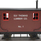 Bachmann 93127 G Scale Ely Thomas Logging Caboose VG